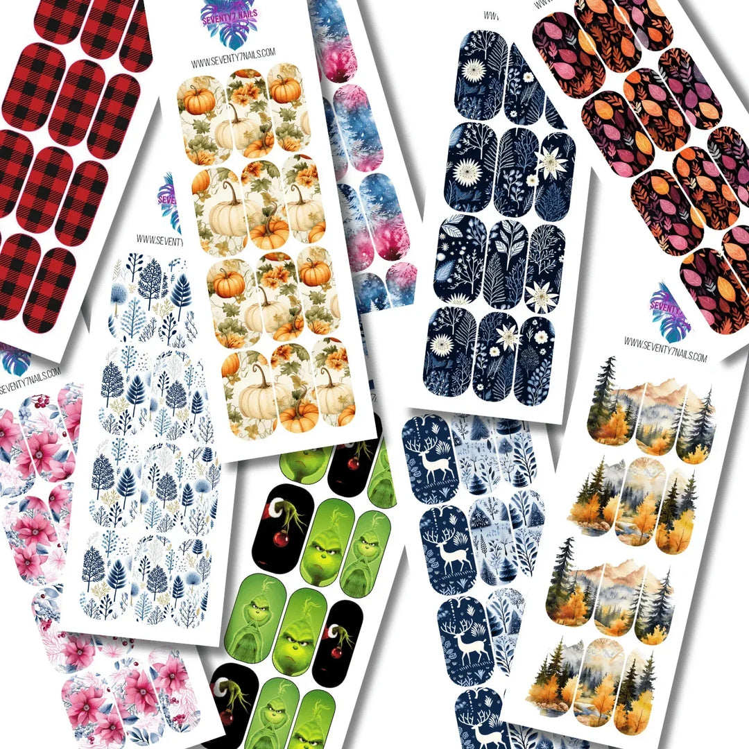 Autumn/Christmas - Seventy7 Nail Decals
