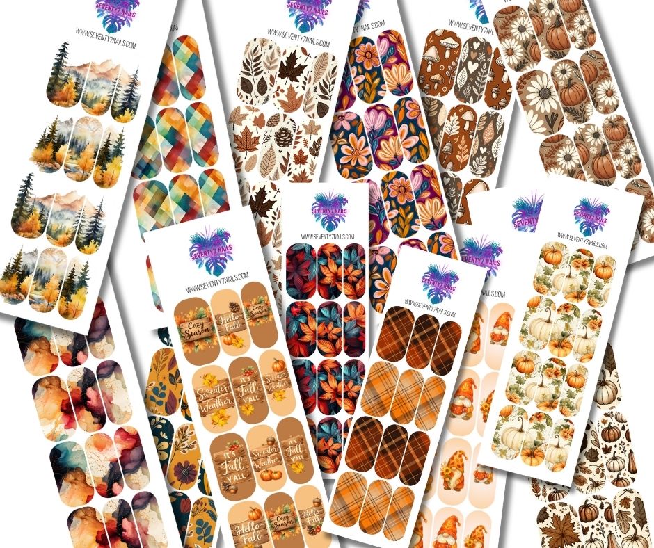 Autumn/Christmas - Seventy7 Nail Decals