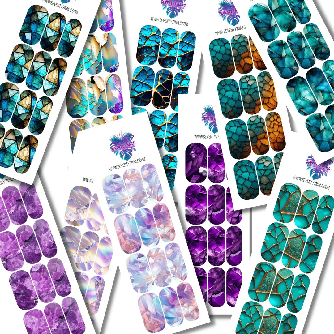Gemstone Looks - Seventy7 Nail Decals