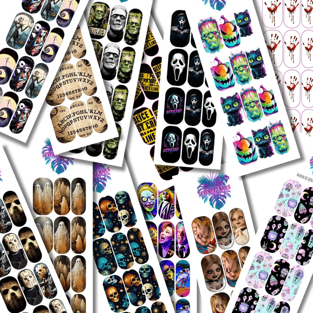 Spooky Halloween Styles - Seventy7 Nail Decals