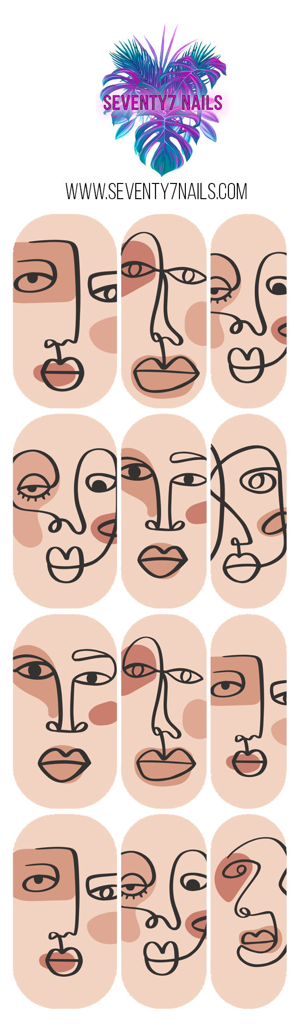Waterslide Nail Decals - Avante Garde