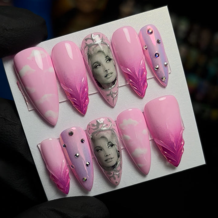 Heavenly Dolly Press-On Nails