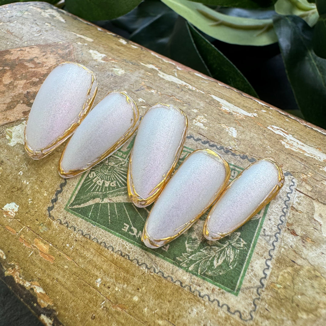 Custom Luxury Press On Nails - Framed - Seventy7 Nail Decals