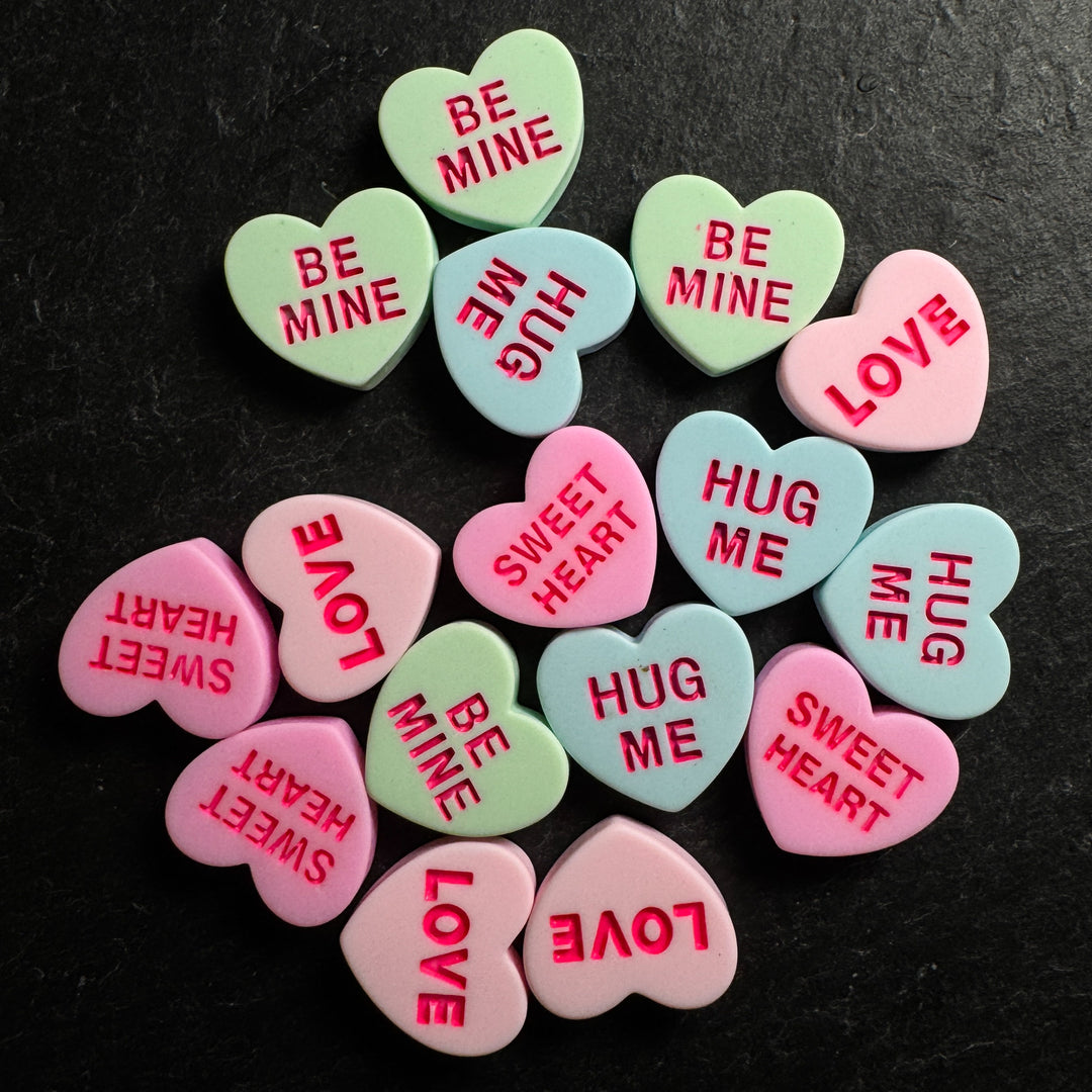 Sweet Talk Candy Heart Charms