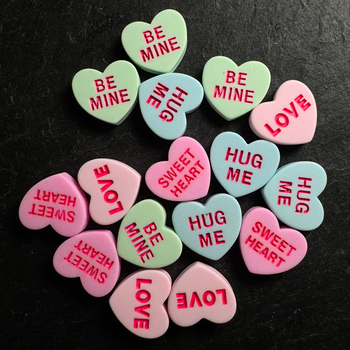 Sweet Talk Candy Heart Charms