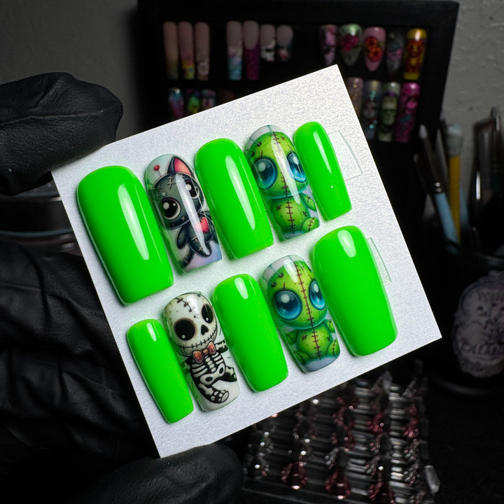 Baby Voodoo Doll Press-On Nails