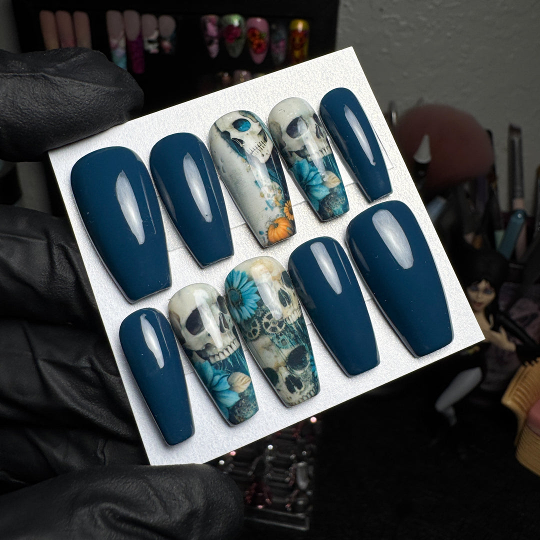 Skulls and Saints Press-On Nails