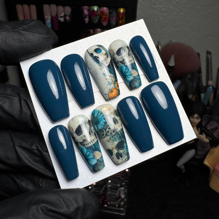 Skulls and Saints Press-On Nails