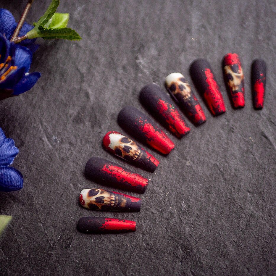 Custom Luxury Press On Nails - Marauder - Seventy7 Nail Decals