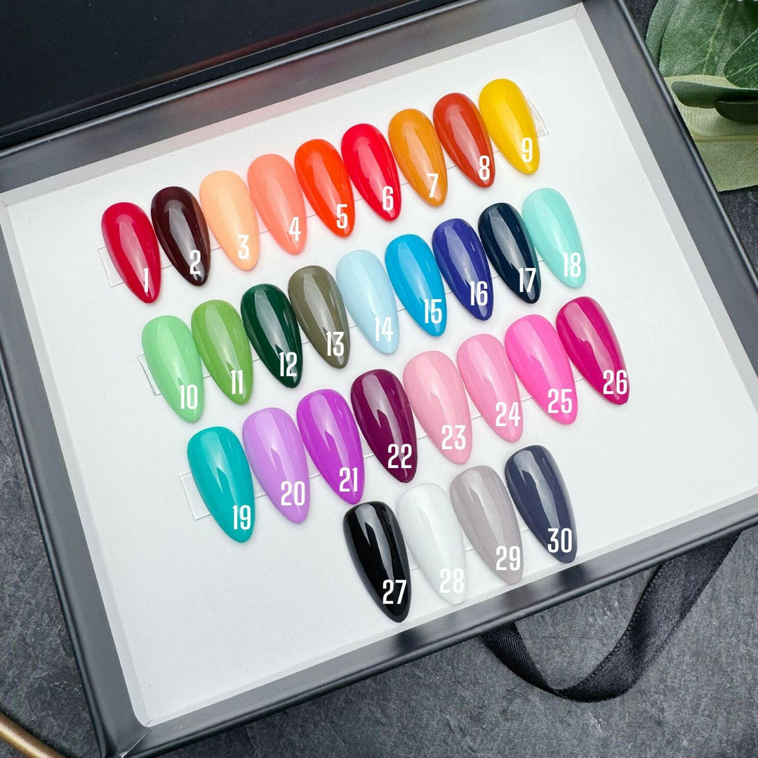 Custom Luxury Press On Nails - Solid Color Sets - Seventy7 Nail Decals