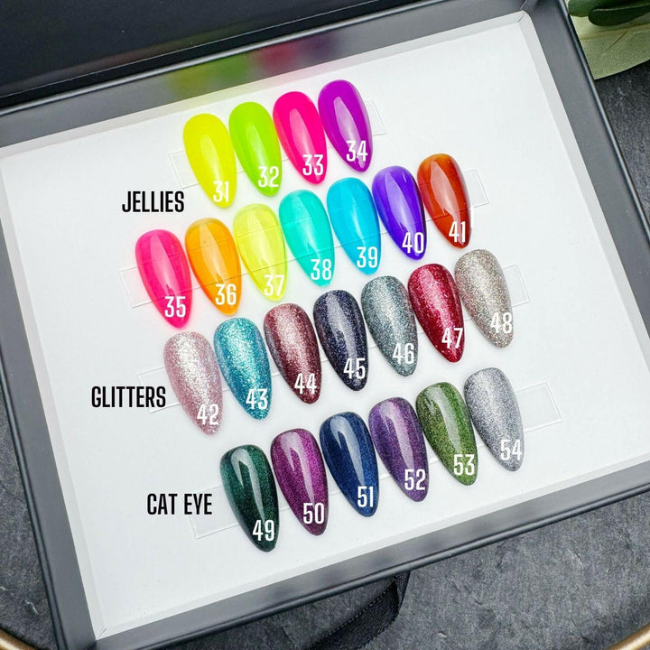 Custom Luxury Press On Nails - Solid Color Sets - Seventy7 Nail Decals