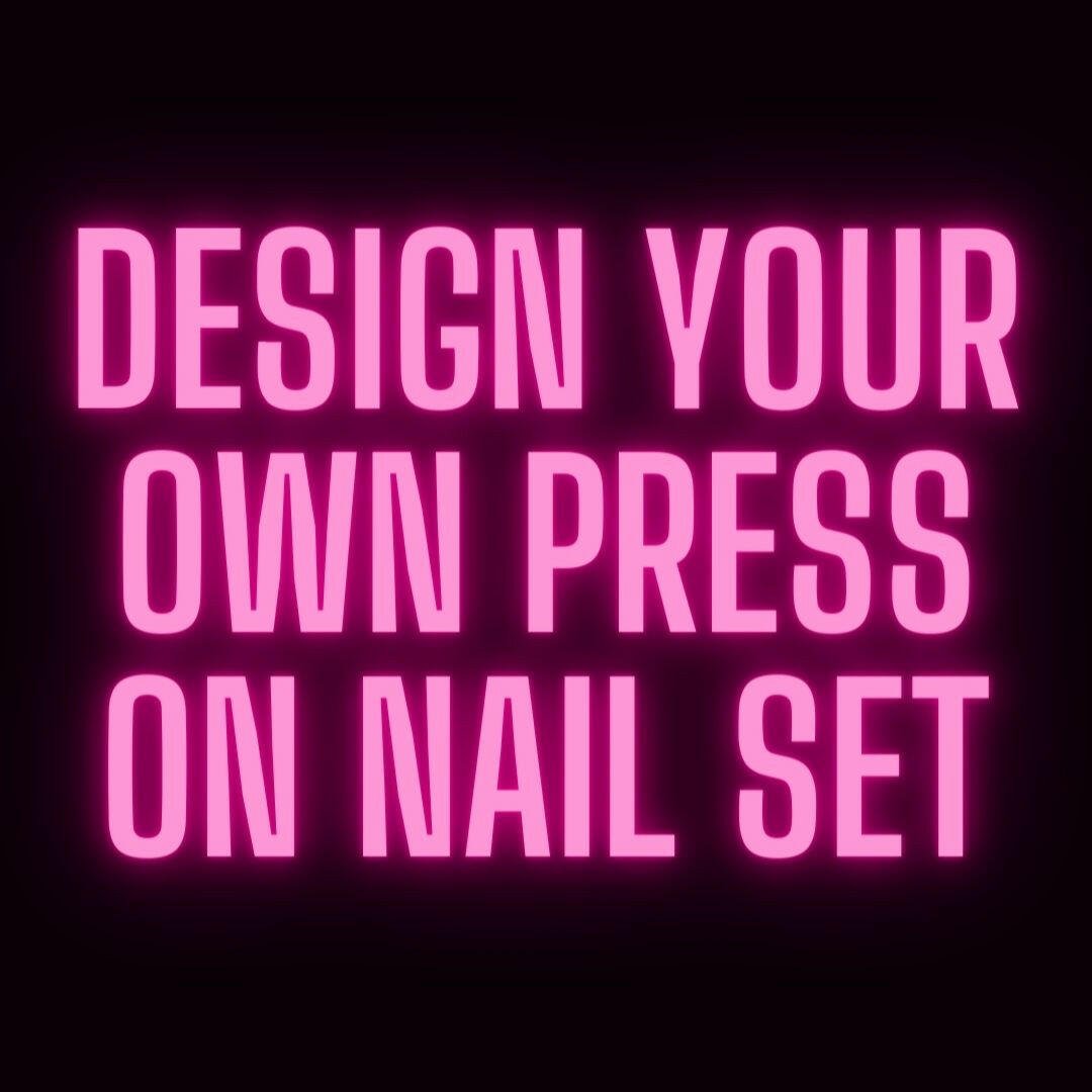 Design Your Own Press On Nail Set - Seventy7 Nail Decals