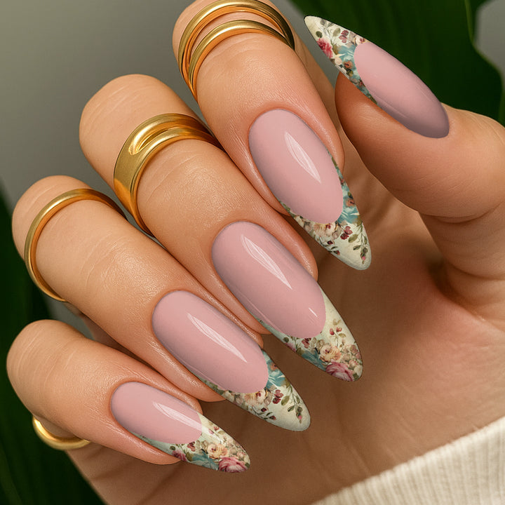 Waterslide Nail Decals - French Cut - English Countryside