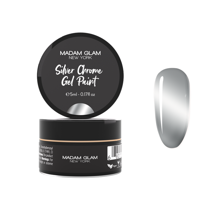 Silver Chrome Gel Paint