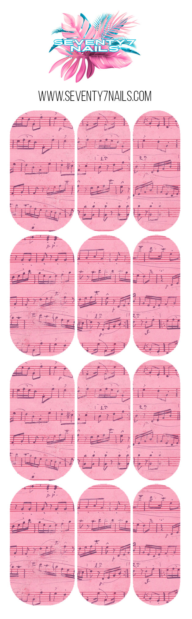 Assorted Nail Decals - Sonata