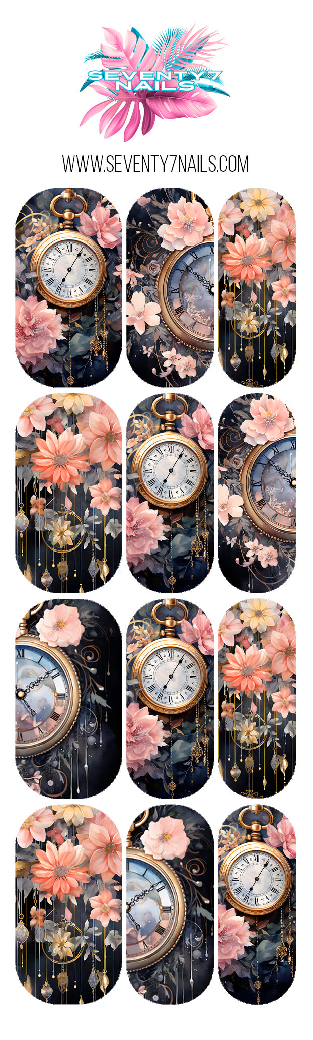 Waterslide Nail Decals - This Too Shall Pass