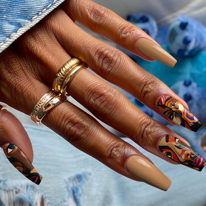Waterslide Nail Decals - Warrior