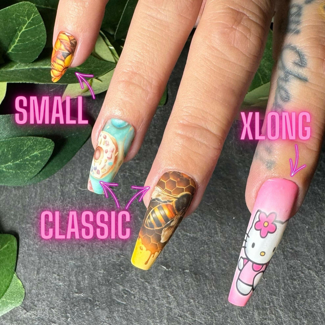 Waterslide Nail Decals - Bokeh - Seventy7 Nail Decals