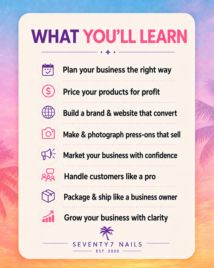 Polish to Profit | Press-On Nail Business Guide